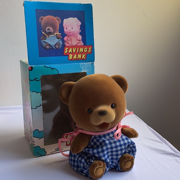 Antique Piggy Banks Bear and Pig 1980s - Picture 4 of 12